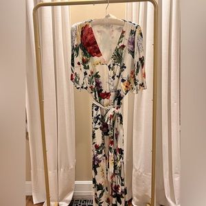 Alice + Olivia Floral Midi Dress - Multicolor